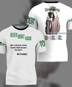 Vintage NBA Youngboy Never Broke Again 3D T-Shirt