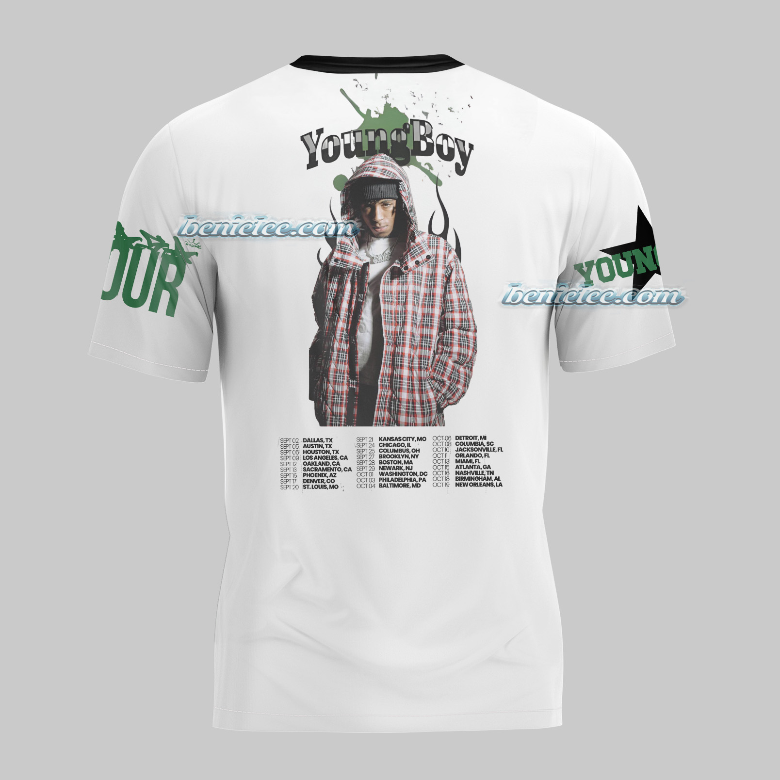 Vintage NBA Youngboy Never Broke Again 3D T-Shirt - Image 3