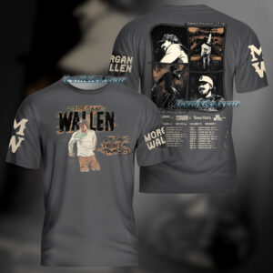 Vintage Wallen Two-sided 3D Shirt, Country Music Morgan Shirt 3D, Retro Music Tour Shirt