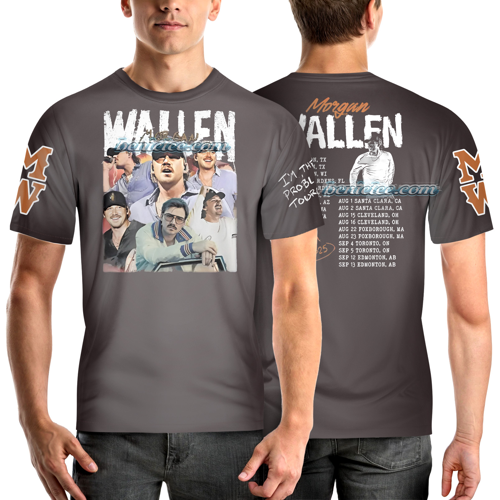 I’m The Problem Tour 2025 Shirt, Morgan Wallen 3D Shirt, Country Music Morgan Shirt - Image 2