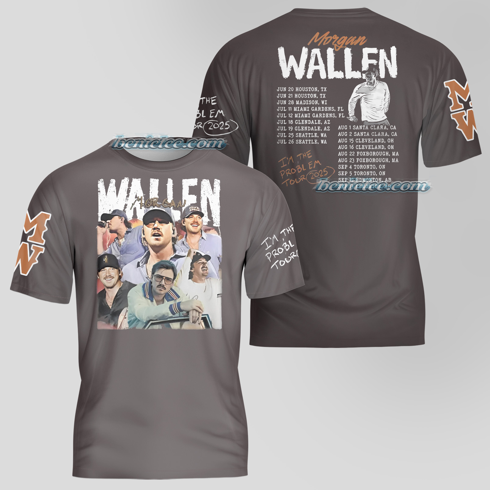 I’m The Problem Tour 2025 Shirt, Morgan Wallen 3D Shirt, Country Music Morgan Shirt - Image 3