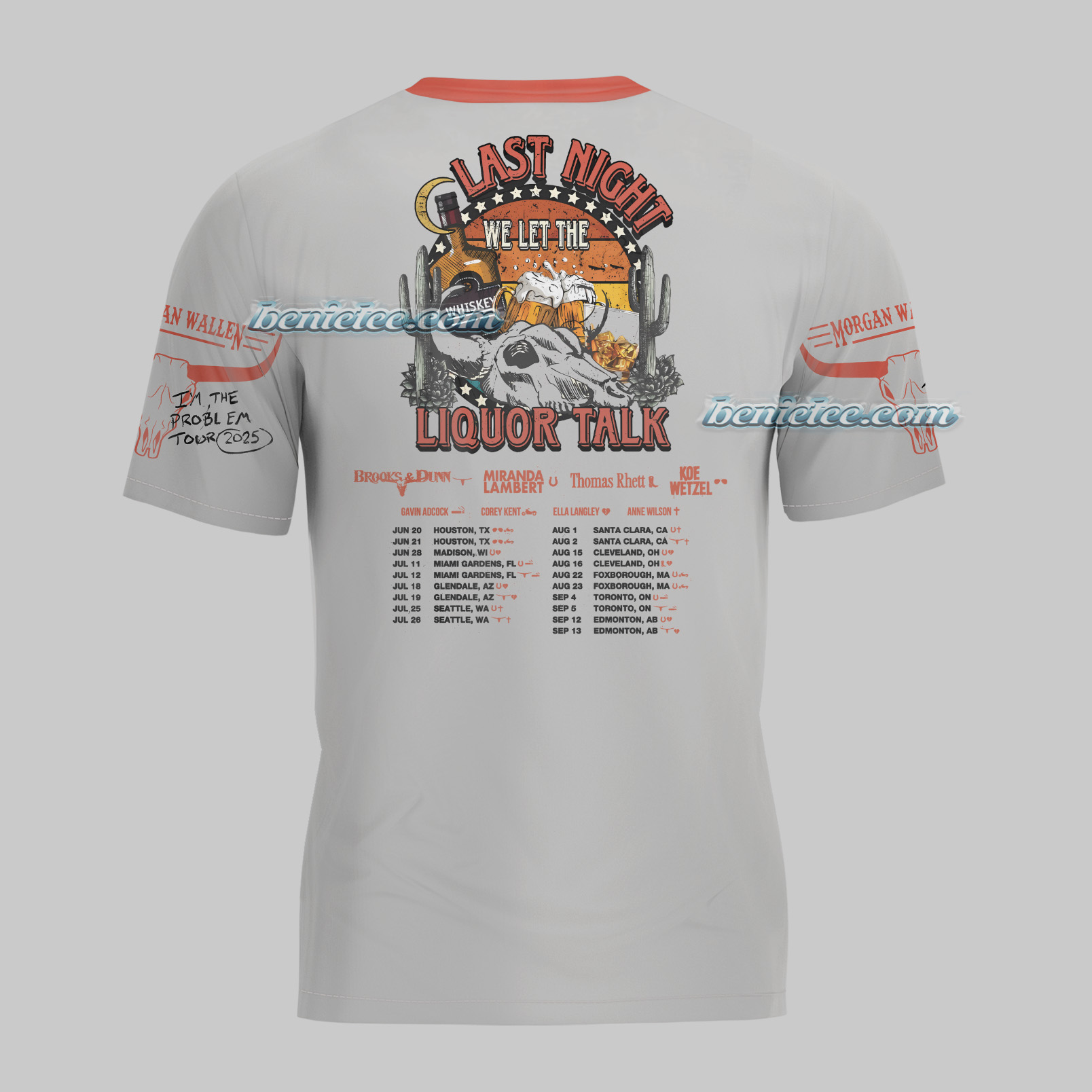 Morgan Wallen 3D Shirt, I’m The Problem Tour 2025 Shirt, Country Music Morgan Shirt - Image 3