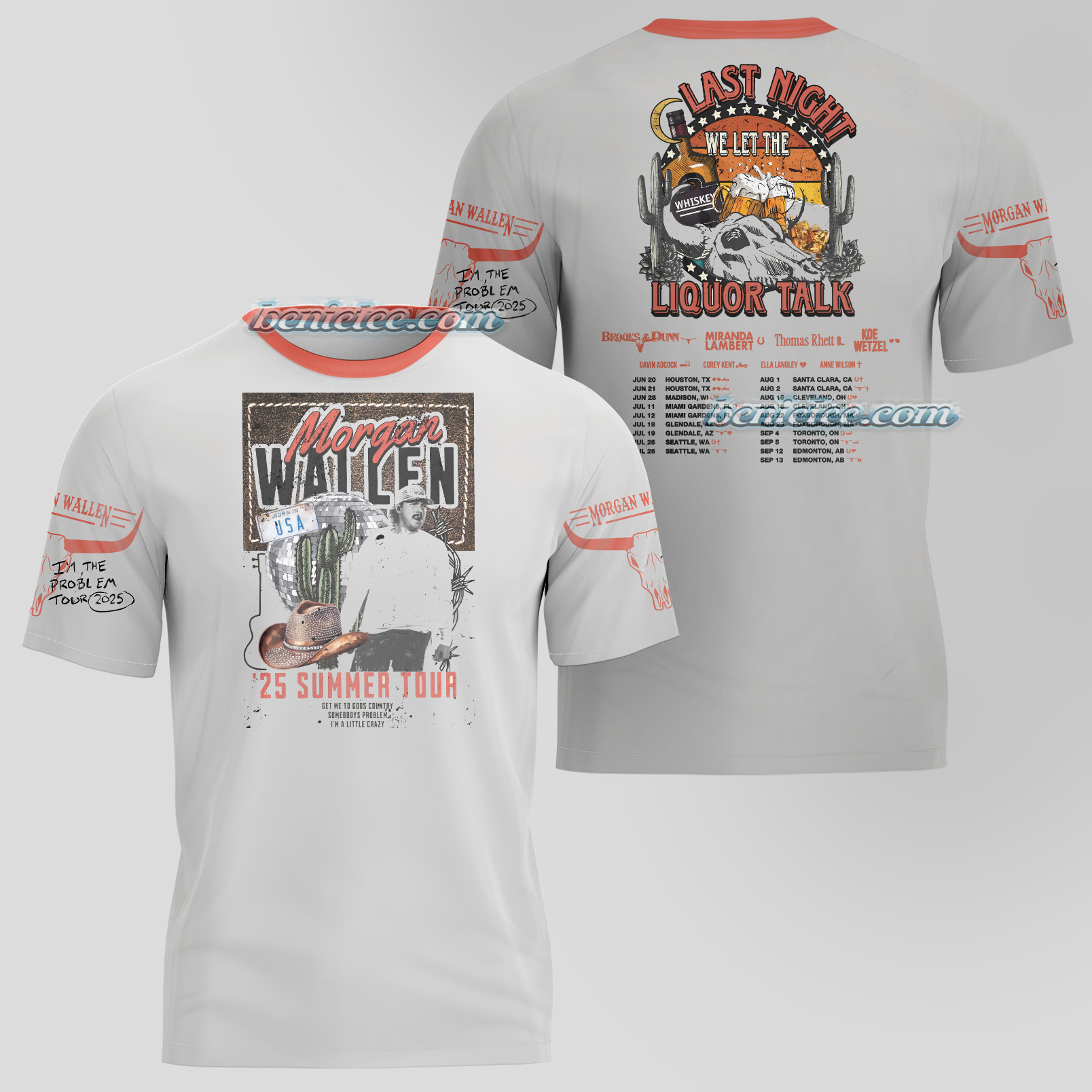 Morgan Wallen 3D Shirt, I’m The Problem Tour 2025 Shirt, Country Music Morgan Shirt - Image 4