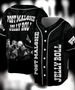 Post Malone Jelly Roll Vintage Jersey, Concert Tour Music Western 2025