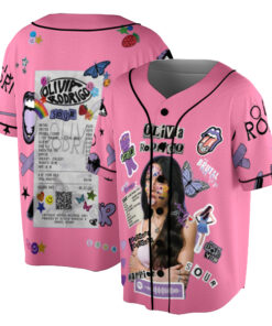 Alternative view of Olivia Rodrigo Music Jersey, New Album Vintage Y2K 90s Style