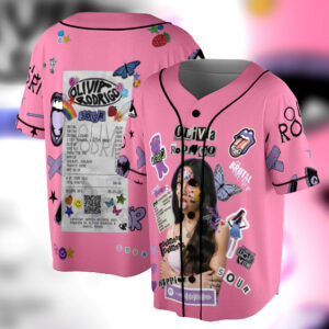 Olivia Rodrigo Music Jersey, New Album Vintage Y2K 90s Style
