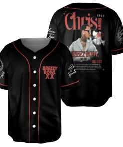 Alternative view of Vintage Chris Brown Breezy Bowl XX Tour 2025 Jersey