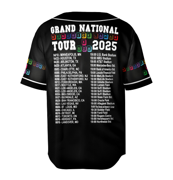 Kendrick Lamar & SZA Tour 2025 Jersey - Image 3