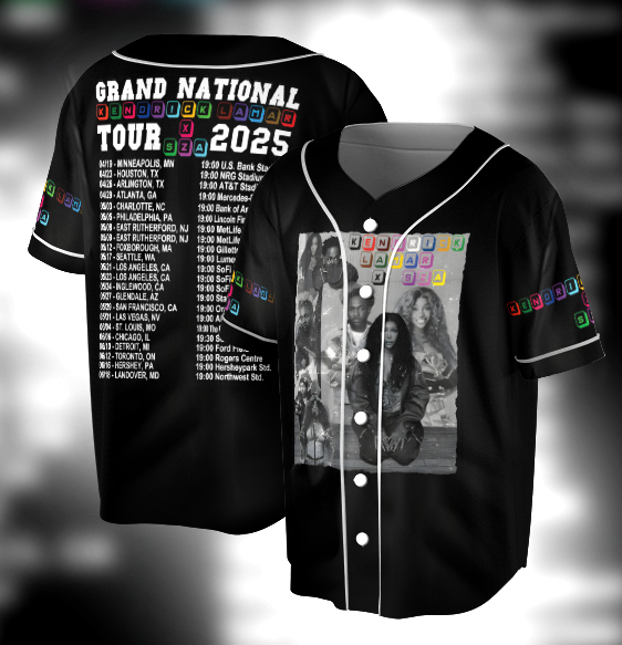 Kendrick Lamar & SZA Tour 2025 Jersey