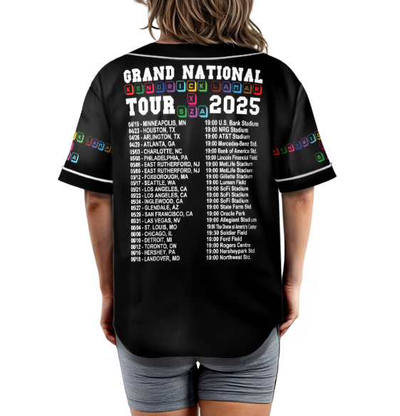 Kendrick Lamar & SZA Tour 2025 Jersey - Image 6