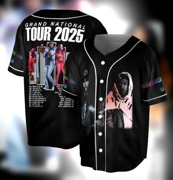 Kendrick Lamar & SZA Grand National Tour 2025 Jersey