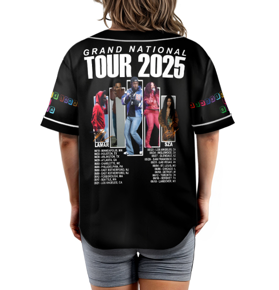 Kendrick Lamar & SZA Grand National Tour 2025 Jersey - Image 3