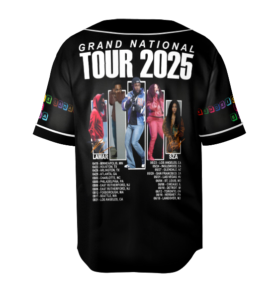 Kendrick Lamar & SZA Grand National Tour 2025 Jersey - Image 4