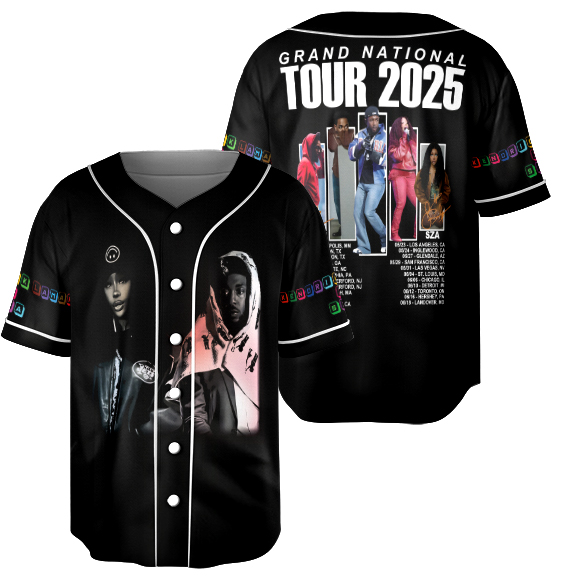 Kendrick Lamar & SZA Grand National Tour 2025 Jersey - Image 6