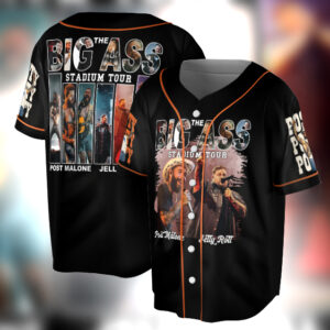 Post Malone With Jelly Roll The Big Ass Tour Jersey, Jelly Roll Shirt, Post Malone Shirt, Jelly Roll and Post Malone Tee