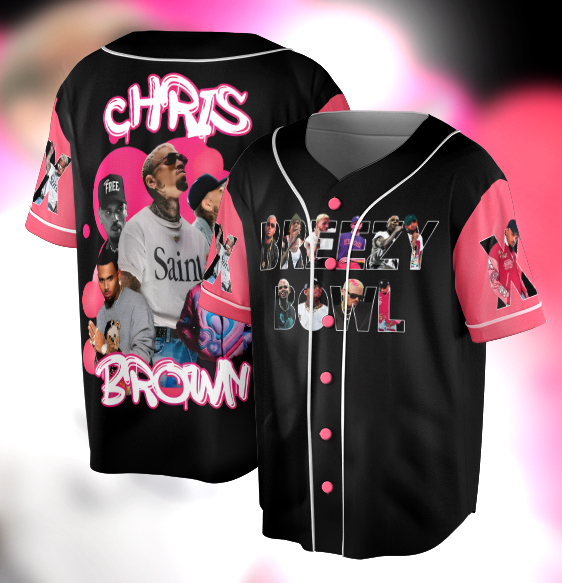 Breezy Bowl XX Jersey, Chris Brown Book Album Jersey