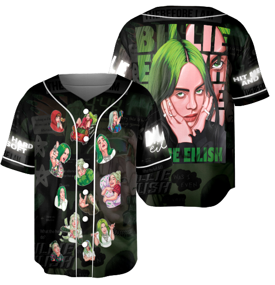 Billie E. Bootleg Jersey, Vintage Y2K Pop Star Graphic Tee - Image 2