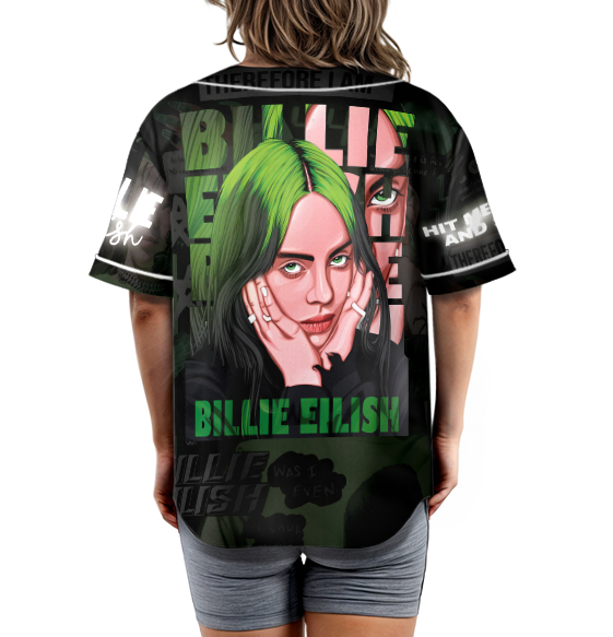 Billie E. Bootleg Jersey, Vintage Y2K Pop Star Graphic Tee - Image 3