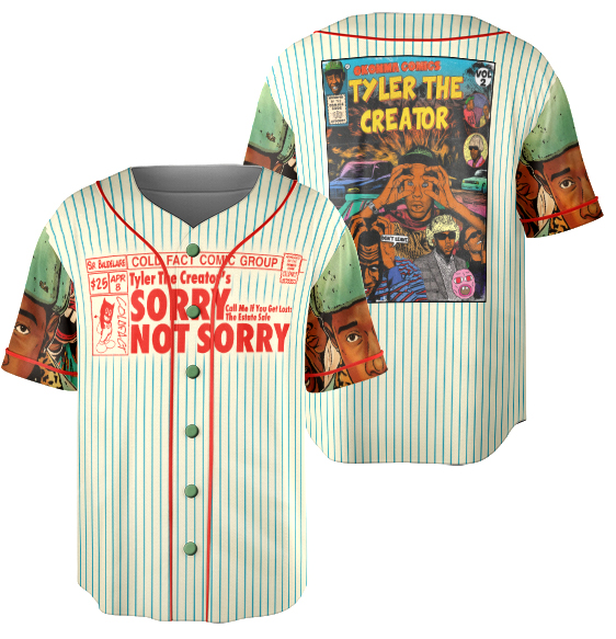 Tyler The Creator Graphic Jersey, Call Me If You Get Lost Jersey, Hip Hop Graphic T Shirt - Image 3
