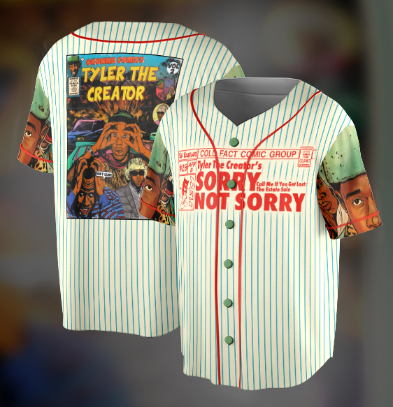 Tyler The Creator Graphic Jersey, Call Me If You Get Lost Jersey, Hip Hop Graphic T Shirt