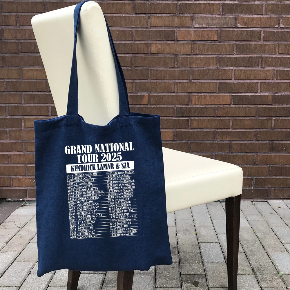 Kendrick Lamar With SZA 2 Side Tote Bag, Grand National Tour 2025 Tote Bag - Image 6