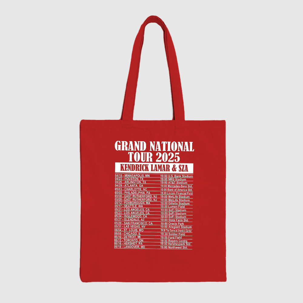 Kendrick Lamar With SZA 2 Side Tote Bag, Grand National Tour 2025 Tote Bag - Image 4