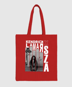 Alternative view of Kendrick Lamar With SZA 2 Side Tote Bag, Grand National Tour 2025 Tote Bag