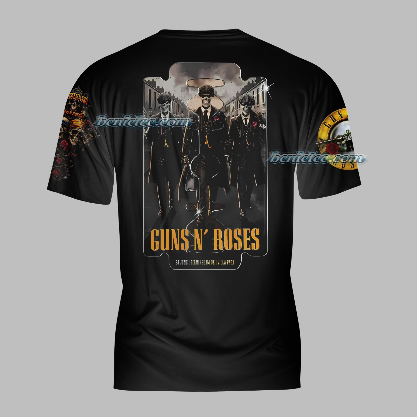 Guns N Roses Rockband Shirt 3D - Image 4