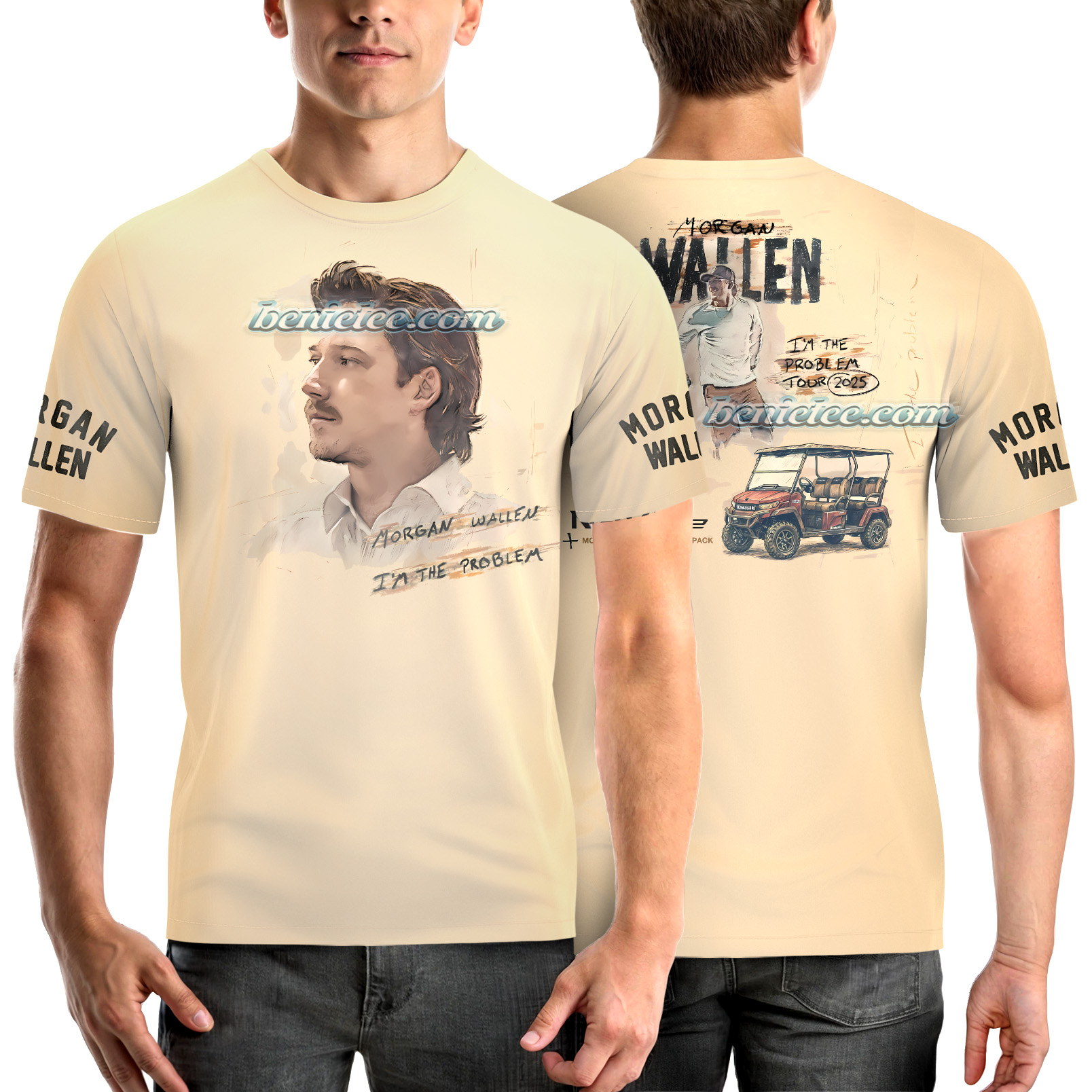 Country Music Morgan Shirt 3D, Retro Music Tour Shirt, If I'm The Problem Shirt, 2025 Music Tour Tee - Image 2