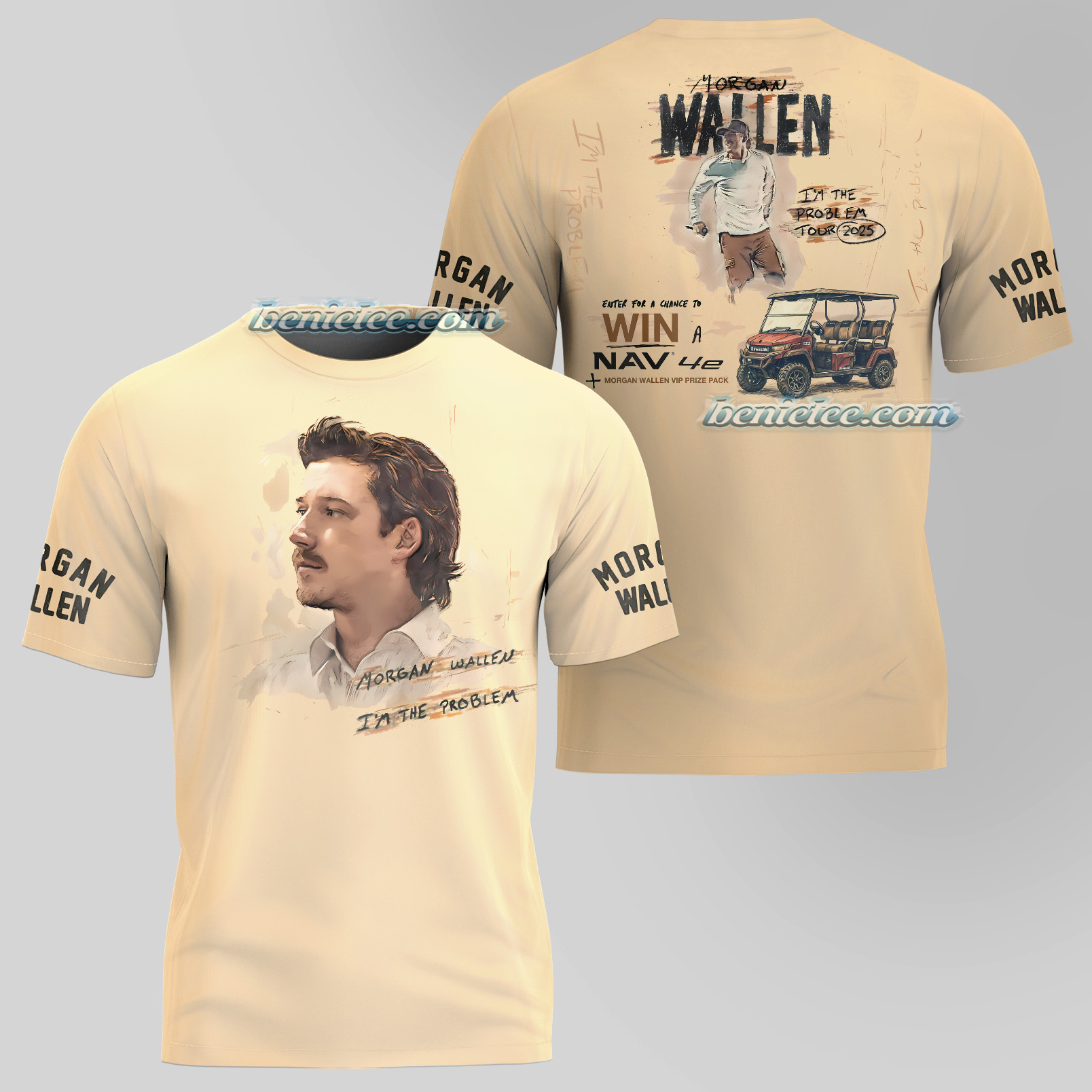 Country Music Morgan Shirt 3D, Retro Music Tour Shirt, If I'm The Problem Shirt, 2025 Music Tour Tee - Image 4