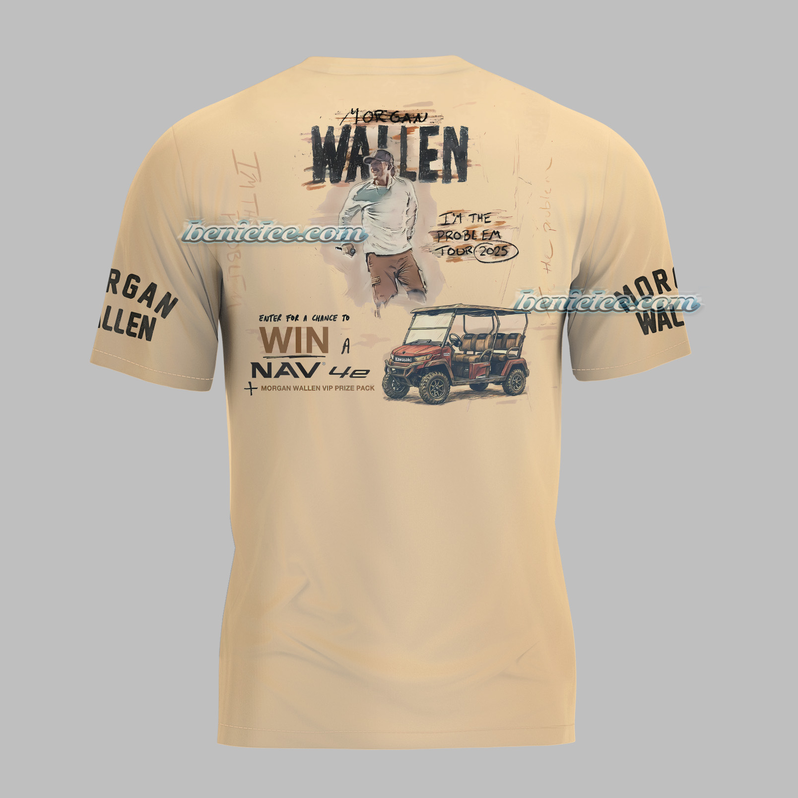 Country Music Morgan Shirt 3D, Retro Music Tour Shirt, If I'm The Problem Shirt, 2025 Music Tour Tee - Image 3