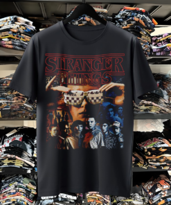Alternative view of Vintage Stranger Things Shirt, Stranger Things Fan Shirt The upside down, Stranger Things Inspired T-Shirt