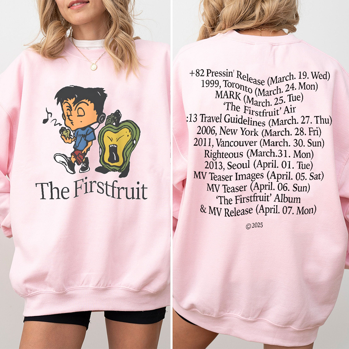 Mark The FirstFruit Shirt, NCT 127 Mark The FirstFruit Shirt, NCT127 4th Tour Neo City Tshirt, Neo City The Momentum Hoodie, The Firstfruit - Image 3