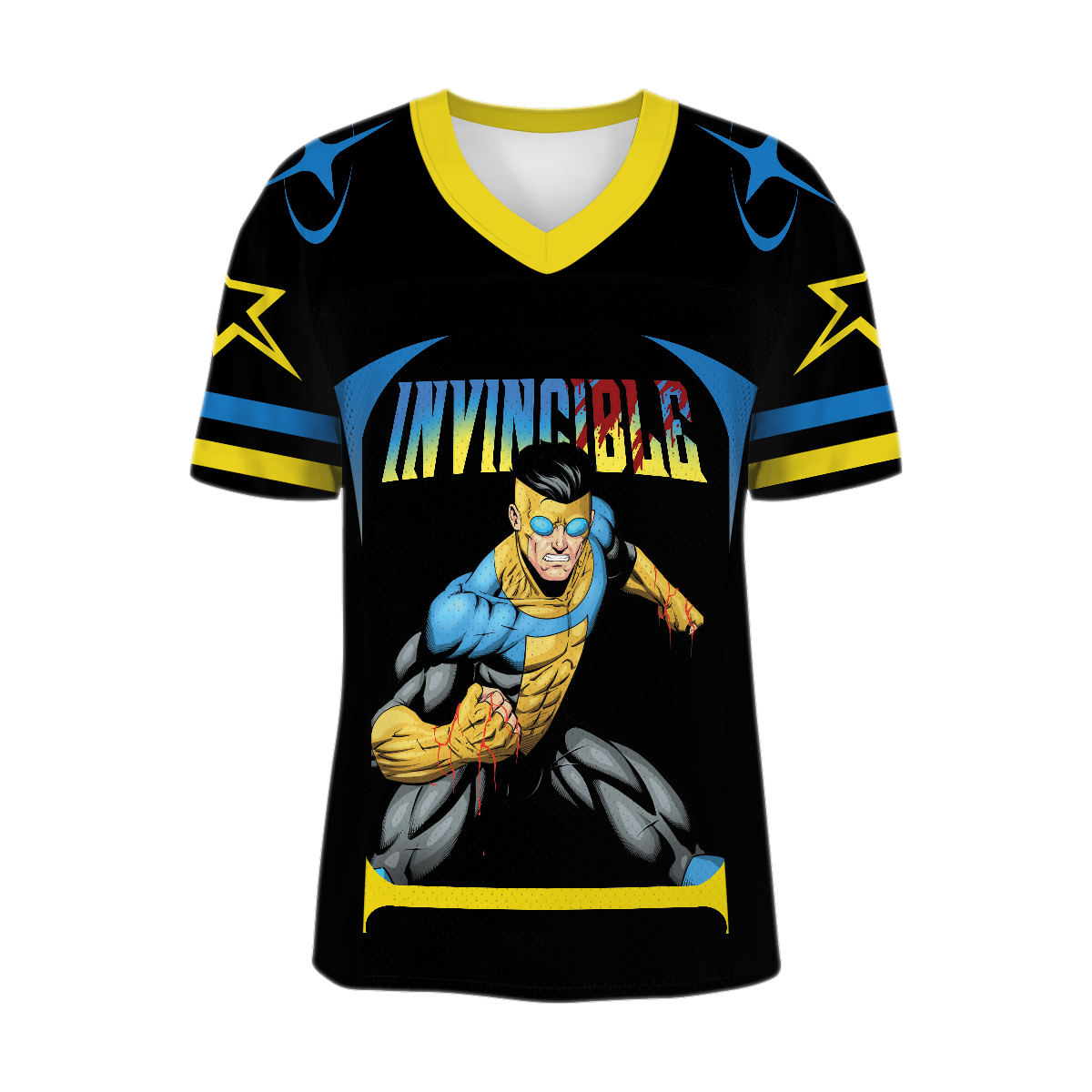 Invincible Who's Beast Cartoon Movie Football Jersey, Invincible Heros Football Jersey - Image 2