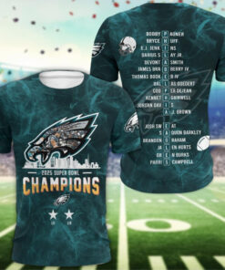 Philadelphia Eagles Super Bowl Champions Shirt 2025