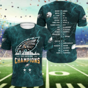 Philadelphia Eagles Super Bowl Champions Shirt 2025