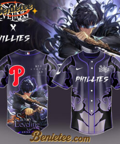 Philadelphia Phillies x Solo Leveling Exclusive Baseball Jersey