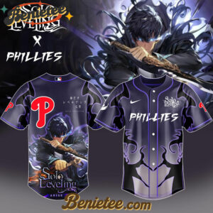 Philadelphia Phillies x Solo Leveling Exclusive Baseball Jersey