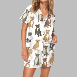 Pitbull Pajama Set For Women
