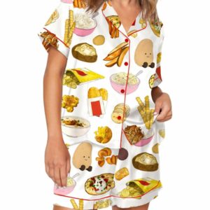 Potato Girl Pajama Set For Women