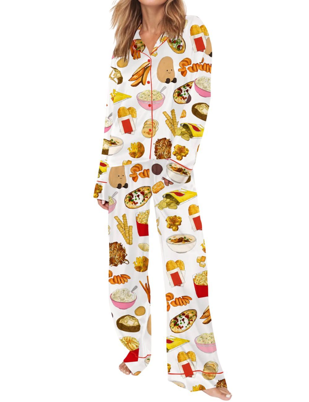 Potato Girl Pajama Set For Women - Image 2