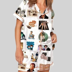 Pride and Prejudice Inspired Print Pajama Set