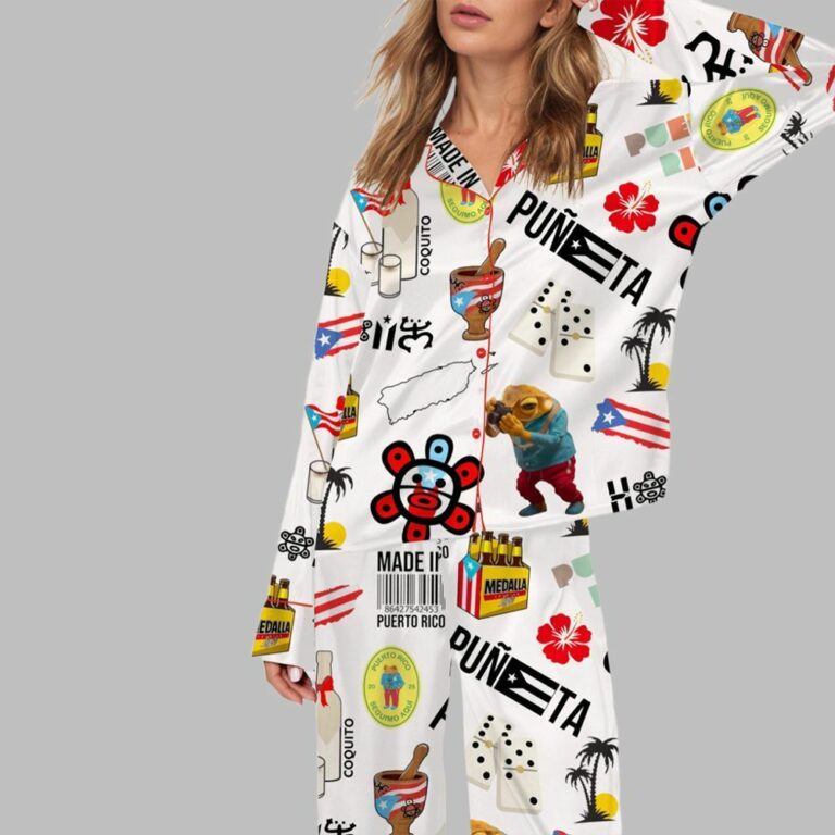 Alternative view of Puerto Rico Pajama Set For Women