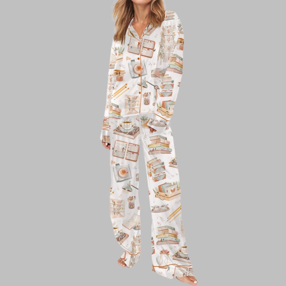 Reading Time Pajama Set For Women - Image 3