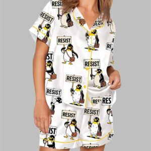 Resist Penguin Activism Anti Pajama Set