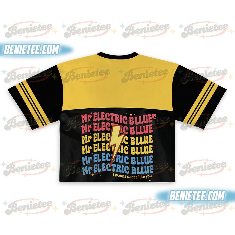 Retro Mr. Electric Blue 2025 World Tour Concert Graphic - Image 3