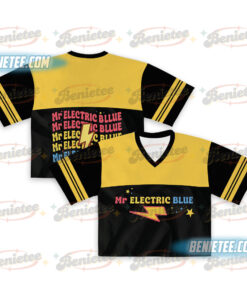 Retro Mr. Electric Blue 2025 World Tour Concert Graphic