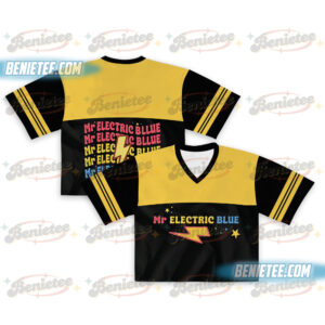 Retro Mr. Electric Blue 2025 World Tour Concert Graphic