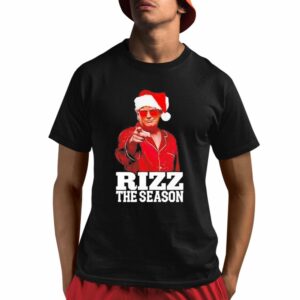 Rizz The Season Trump Christmas Santa Pajama Rizzmas Shirt