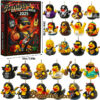Rock Rubber Duck Advent Calendar 2025, Christmas Countdown Advent Calendar Gift Box with 24 Acrylic Ornaments